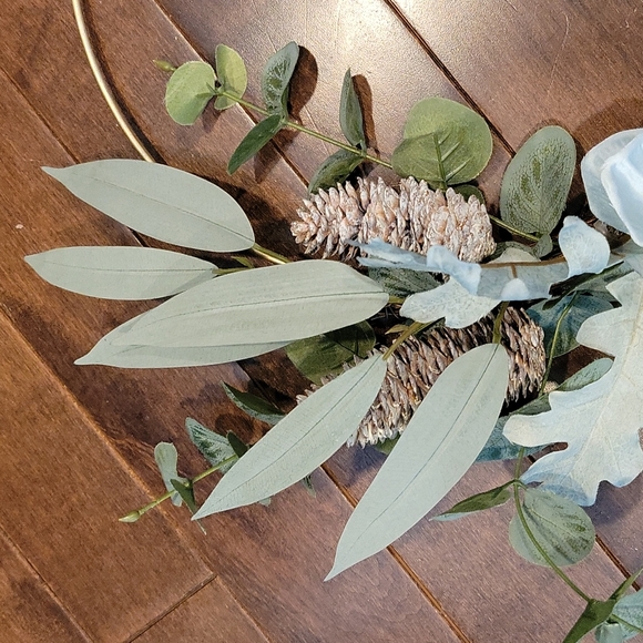 Set of  Gold Ring Front Door, Hallway or Wall Wreath Décor 16" - Picture 4 of 9